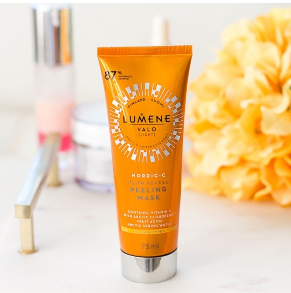 New Lumene Glow Reveal Finland Nordic - C Peeling Mask - For All Skin Types 75ml